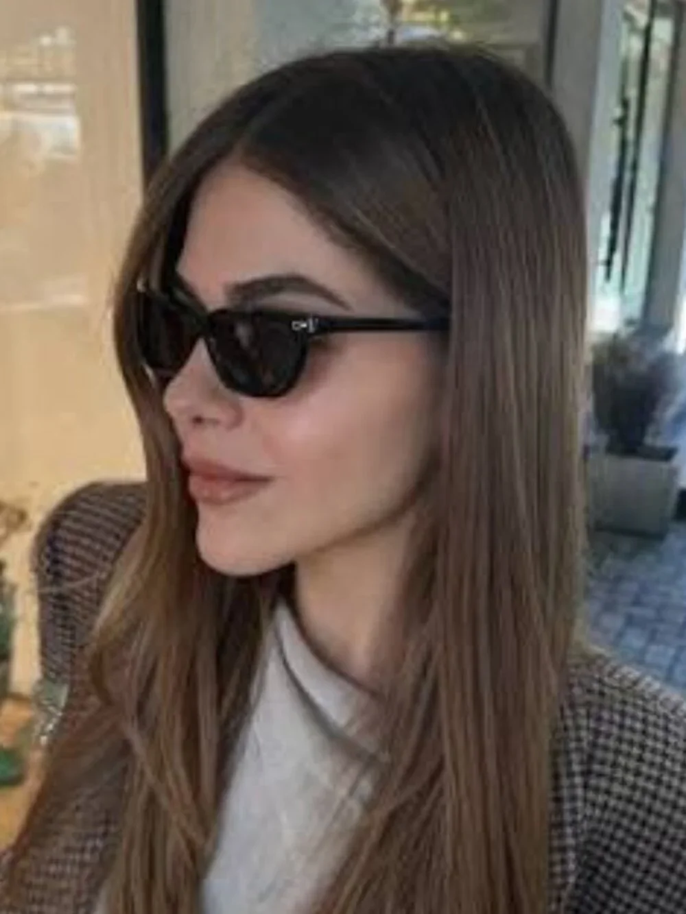 Gucci GG1944S 001 Rectangle Sunglasses - Black / Grey - Picture 7 of 12